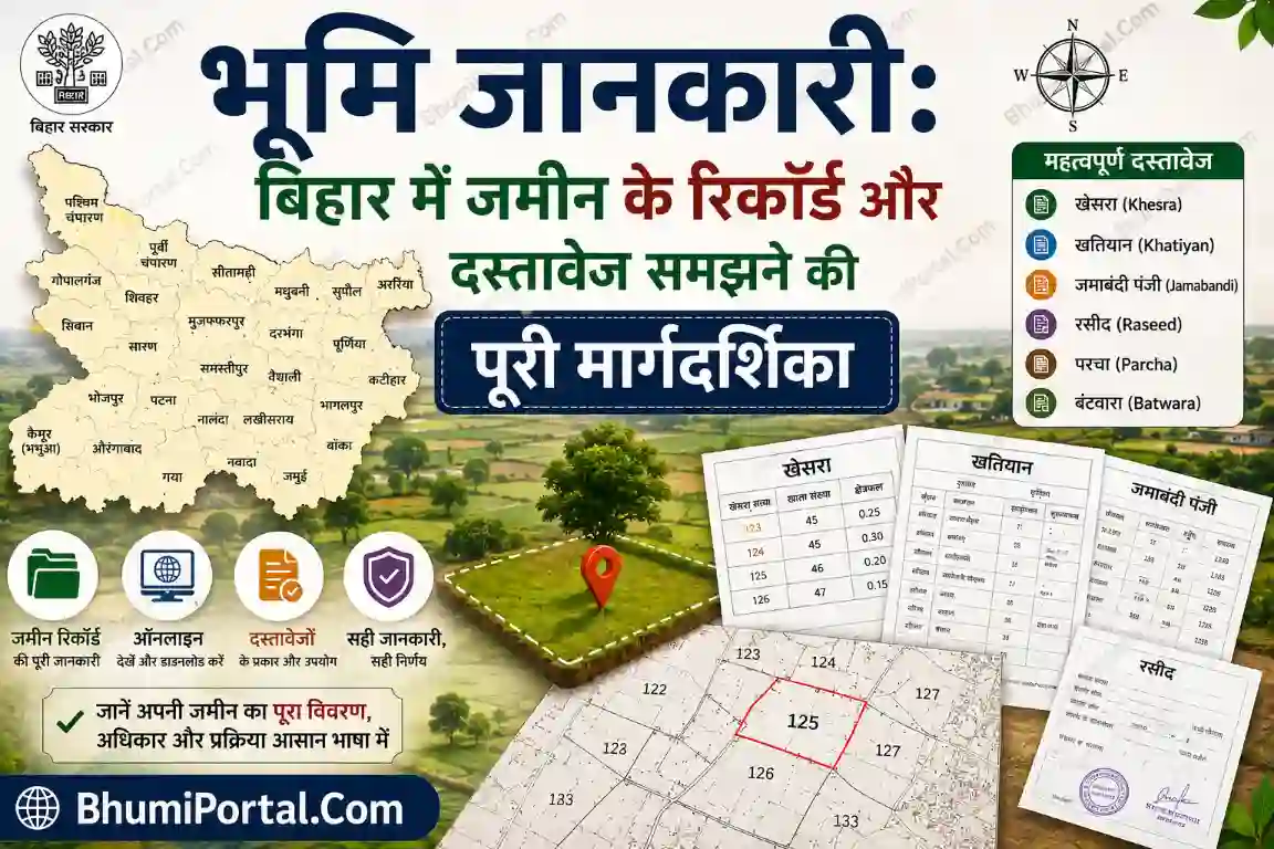 भूमि जानकारी: बिहार में जमीन के रिकॉर्ड और दस्तावेज समझने की पूरी मार्गदर्शिका