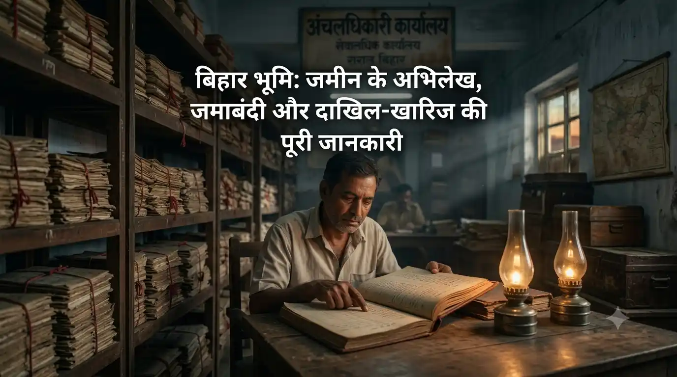 बिहार भूमि: जमीन के अभिलेख, जमाबंदी और दाखिल-खारिज की पूरी जानकारी