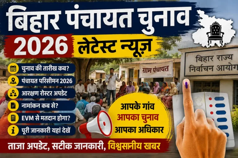 Bihar Panchayat Election 2026